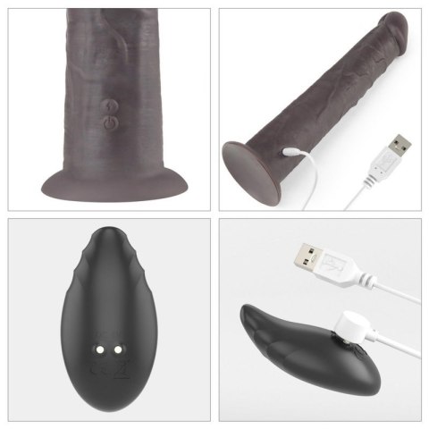 10'' Dual Layered Platinum Silicone Rotator Boss of toys