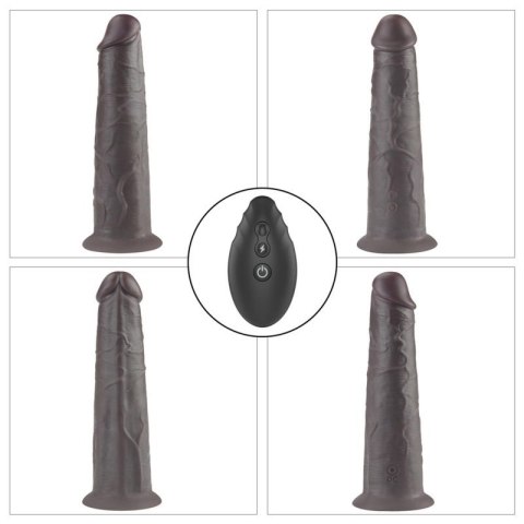 8.0'' Dual Layered Platinum Silicone Rotator Boss of toys