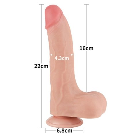 8.5'' Sliding Skin Dual Layer Dong Flesh Boss of toys