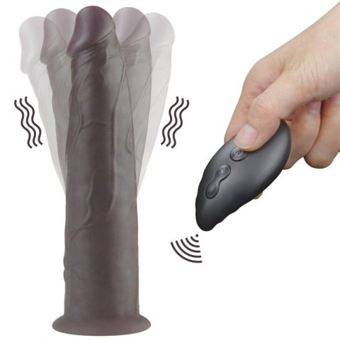 9.0'' Dual Layered Platinum Silicone Rotator Boss of toys