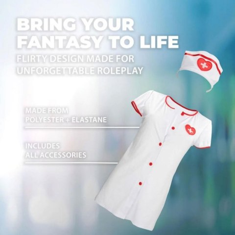 Nurse Costume - S/M - White Boss of toys