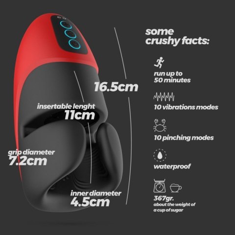 CRUSHIOUS PANCHO RECHARGEABLE MASTURBATOR WITH PRESSURE Boss of toys