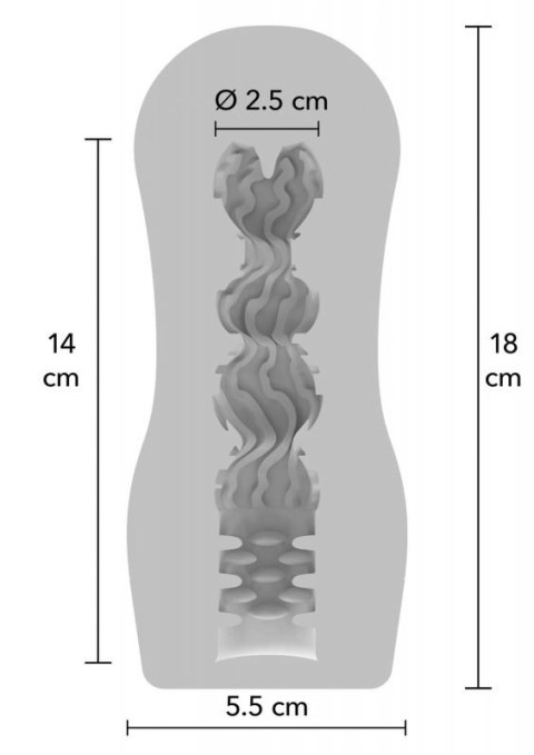 Clear Wave Vacuum Stroker Boss of toys