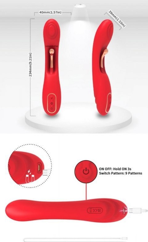 Fishhook Red Dual-point vibration Boss of toys