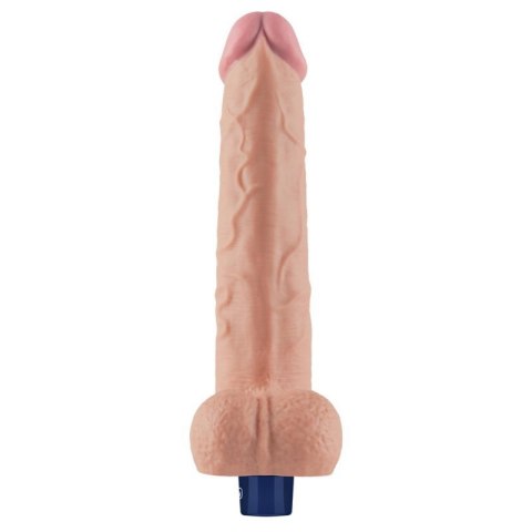 10.5" REAL SOFTEE Rechargeable TPE Vibrating Dildo(Flesh) Boss of toys