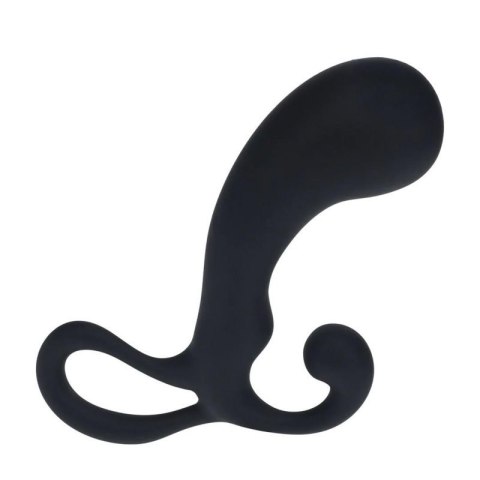 Bulb with Loop Silicone Prostate Massager - L - Black Boss of toys