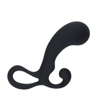 Bulb with Loop Silicone Prostate Massager - M - Black Boss of toys