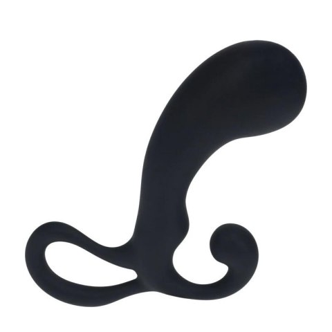 Bulb with Loop Silicone Prostate Massager - S - Black Boss of toys