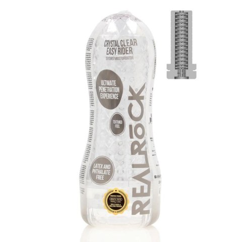 Easy Rider - Textured Masturbator - Transparent Boss of toys