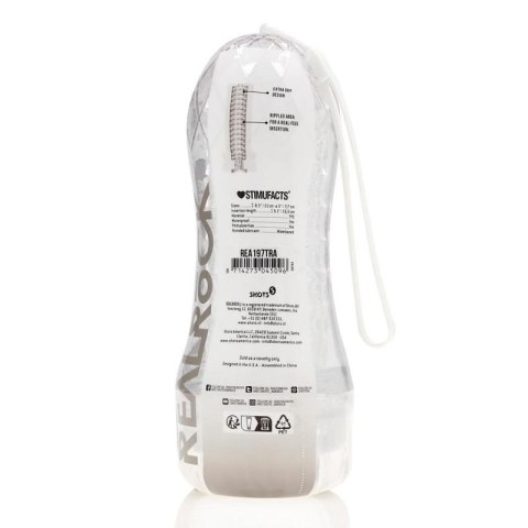 Easy Rider - Textured Masturbator - Transparent Boss of toys