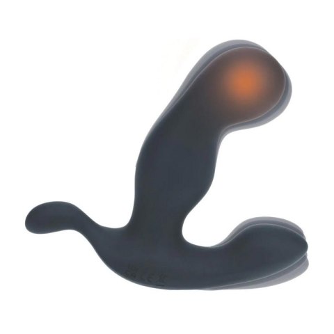 Heating and Vibrating Silicone Prostate Stimulator - Black Boss of toys
