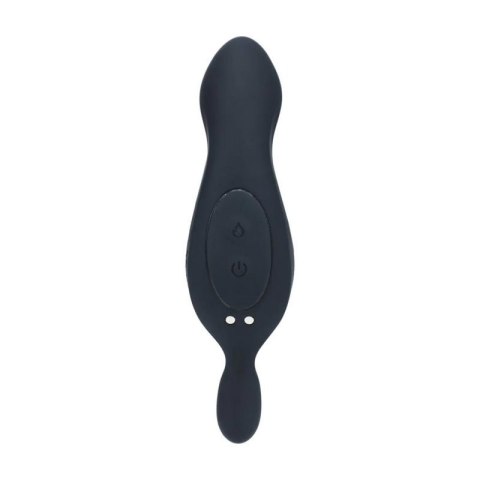 Heating and Vibrating Silicone Prostate Stimulator - Black Boss of toys