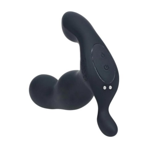 Heating and Vibrating Silicone Prostate Stimulator - Black Boss of toys