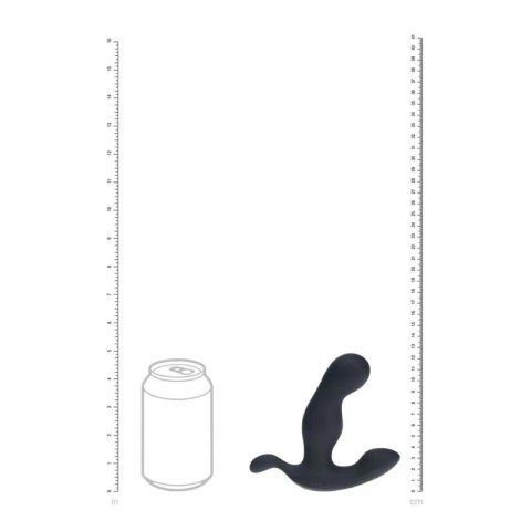 Heating and Vibrating Silicone Prostate Stimulator - Black Boss of toys