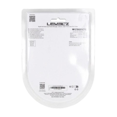 Rippled with Hard Loop Silicone Prostate Massager - S - Black Boss of toys