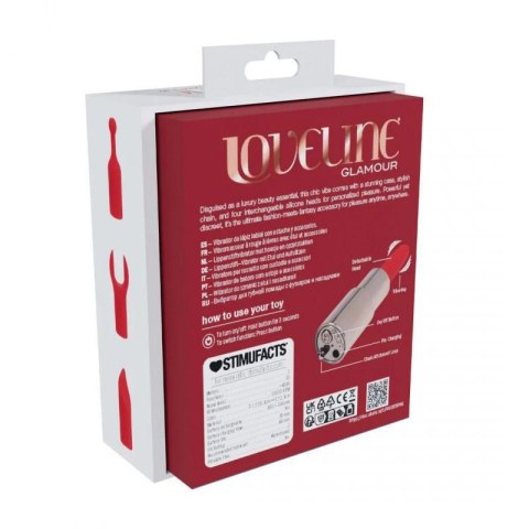 Angel - Lipstick Vibrator with 4 Attachments - Pink Boss of toys