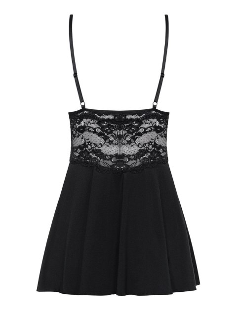 Zalotna koszulka stringi komplet 810-bab-1 s/m Obsessive