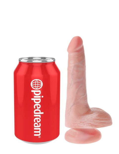 6' Cock With Balls Flesh Dildo Z Jądrami Cieliste 15Cm King Cock King Cock