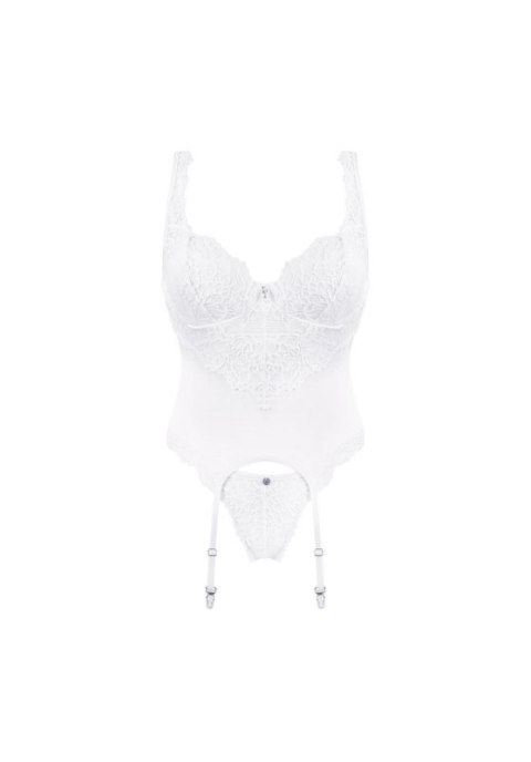 Bielizna-Amor Blanco gorset i stringi biały L/XL Boss of toys