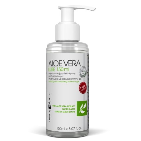 Kojący Lubrykant Wodny Z Aloesem Aloe Vera Lube 150 Ml Lovely Lovers Lovely Lovers
