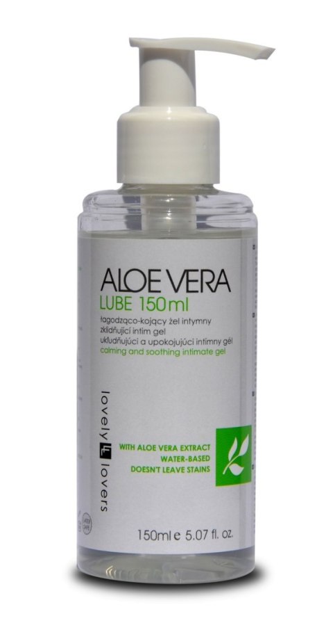 Kojący Lubrykant Wodny Z Aloesem Aloe Vera Lube 150 Ml Lovely Lovers Lovely Lovers