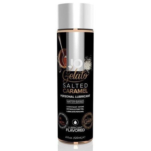 Lubrykant Jadalny O Smaku Lodów Solony Karmel Gelato Salted Caramel Lubricant Water-Based 120Ml System JO System JO