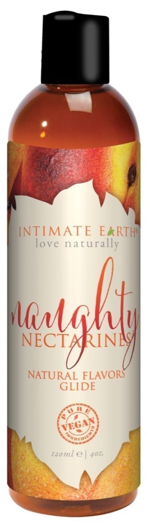 Naughty Nectarines Natural Flavors Glide 120Ml Intimate Earth Intimate Earth