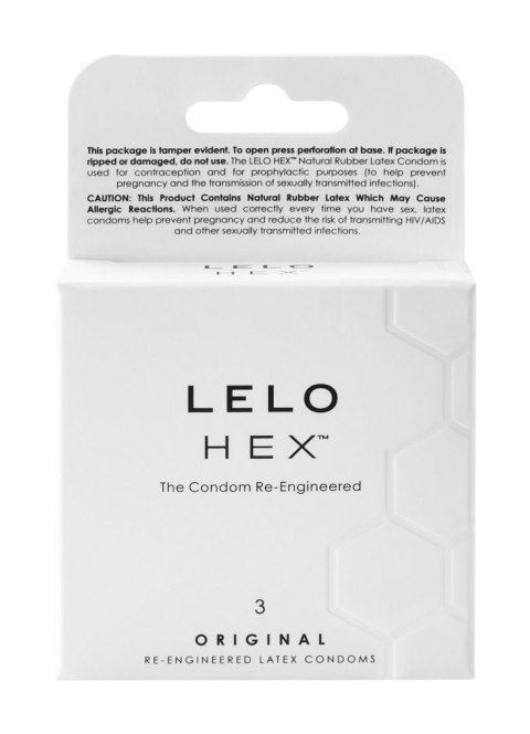 Prezerwatywy Hex Original 3 Lelo Lelo