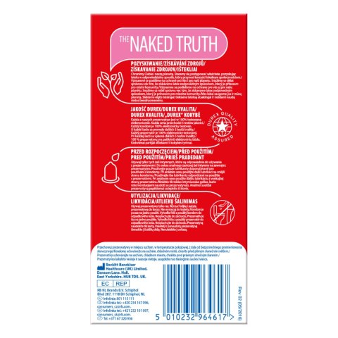 Prezerwatywy Lateksowe Cieńsze Z Dodatkowym Żelem Fetherlite Elite 12 Szt. Durex Durex