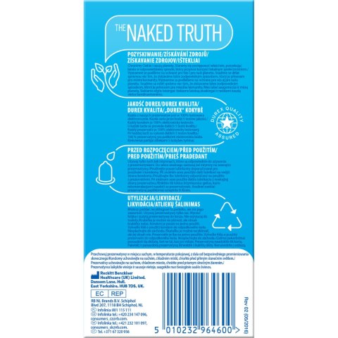 Prezerwatywy Lateksowe Grubsze Extra Safe 12 Szt. Durex Durex