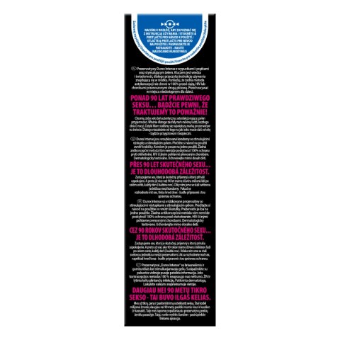 Prezerwatywy Lateksowe Z Prążkami I Wypustkami Oraz Żelem Stymulującym Intense 10Szt Durex Durex