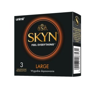 Skyn Large Prezerwatywy Nielateksowe 3 Szt. Unimil Unimil