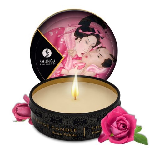 Świeca Do Masażu O Zapachu Róży Aphrodisia Massage Candle 30Ml Shunga Shunga