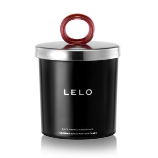 Świeczka Do Masażu O Zapachu Czarnego Pieprzu I Granatu Flickering Touch Massage Candle Black Pepper & Pomegranate 150G Lelo Lelo