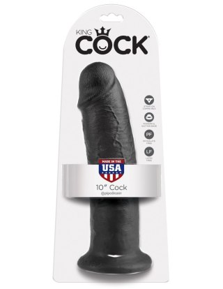 10' Cock Dildo Czarne 25Cm King Cock King Cock