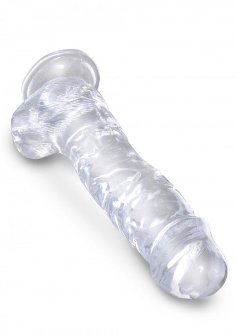 8 Inch Cock With Balls Transparant King Cock King Cock
