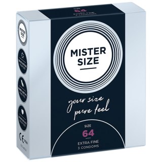 Condoms 64 Mm 3 Pieces Mister.Size Mister Size
