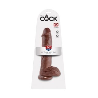 Dildo King Cock With Bals 10 Brown Pipedream King Cock