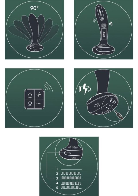 Giętki Korek Analny Z Pilotem Plex With Flex Hot Octopuss HOT-OCTOPUSS