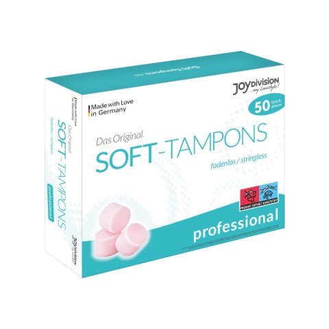Opakowanie Zbiorcze Tamponów Bezsznurkowych Soft-Tampons Normal Professional Box Of 50 JoyDivision JoyDivision
