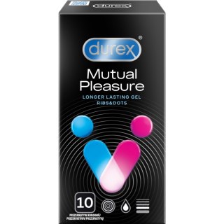 Prezerwatywy Lateksowe Ze Środkiem Opóźniającym Wytrysk Mutual Pleasure 10Szt. Durex Durex
