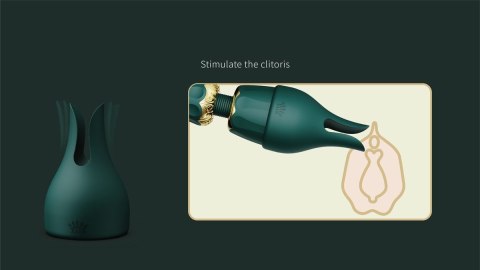 Wibrator Różdżka Kyro Turquoise Green Zalo Zalo