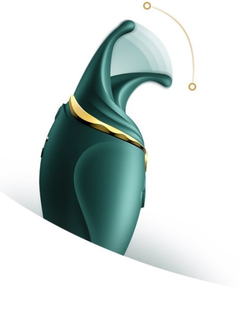 Wielofunkcyjny Wibrator Punktowy Hero Jewel Green Zalo Zalo