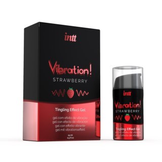 Żel Stymulujący Vibration! Strawberry 15 Ml intt Intt