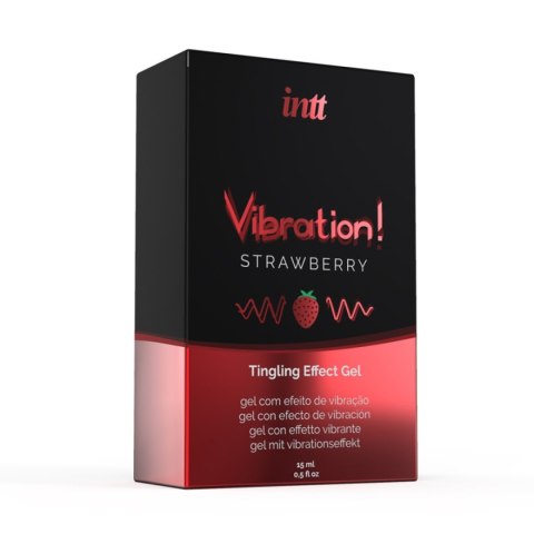 Żel Stymulujący Vibration! Strawberry 15 Ml intt Intt