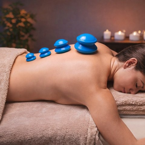 BAŃKI CHIŃSKIE GUMOWE DO MASAŻU 4SZT