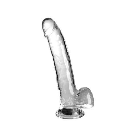 Dildo 23Cm King Cock Clear With Balls Pipedream King Cock