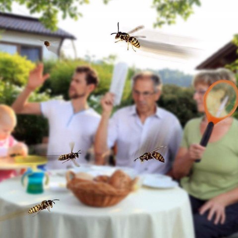 Elektryczna łapka na muchy komary owady ćmy owadobójcza paletka packa 230v Fortrade