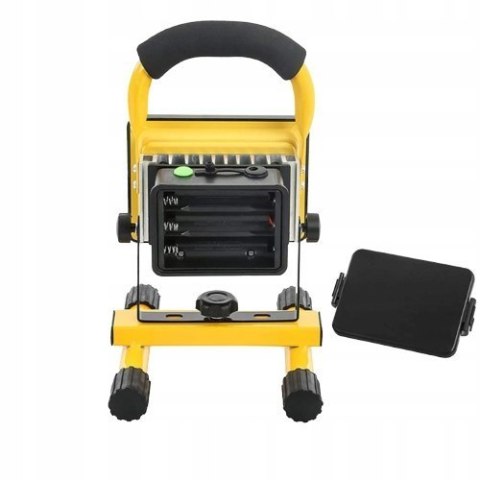 HALOGEN LAMPA ROBOCZA PRZENOŚNA MOCNY NAŚWIETLACZ BUDOWLANY AKUMULATOR 50W