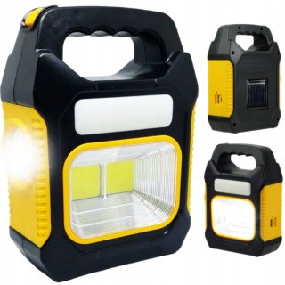 HALOGEN LED PRZENOŚNY Z AKUMULATOREM MAŁA WARSZTATOWA LAMPA Z ŁADOWARKĄ USB Fortrade